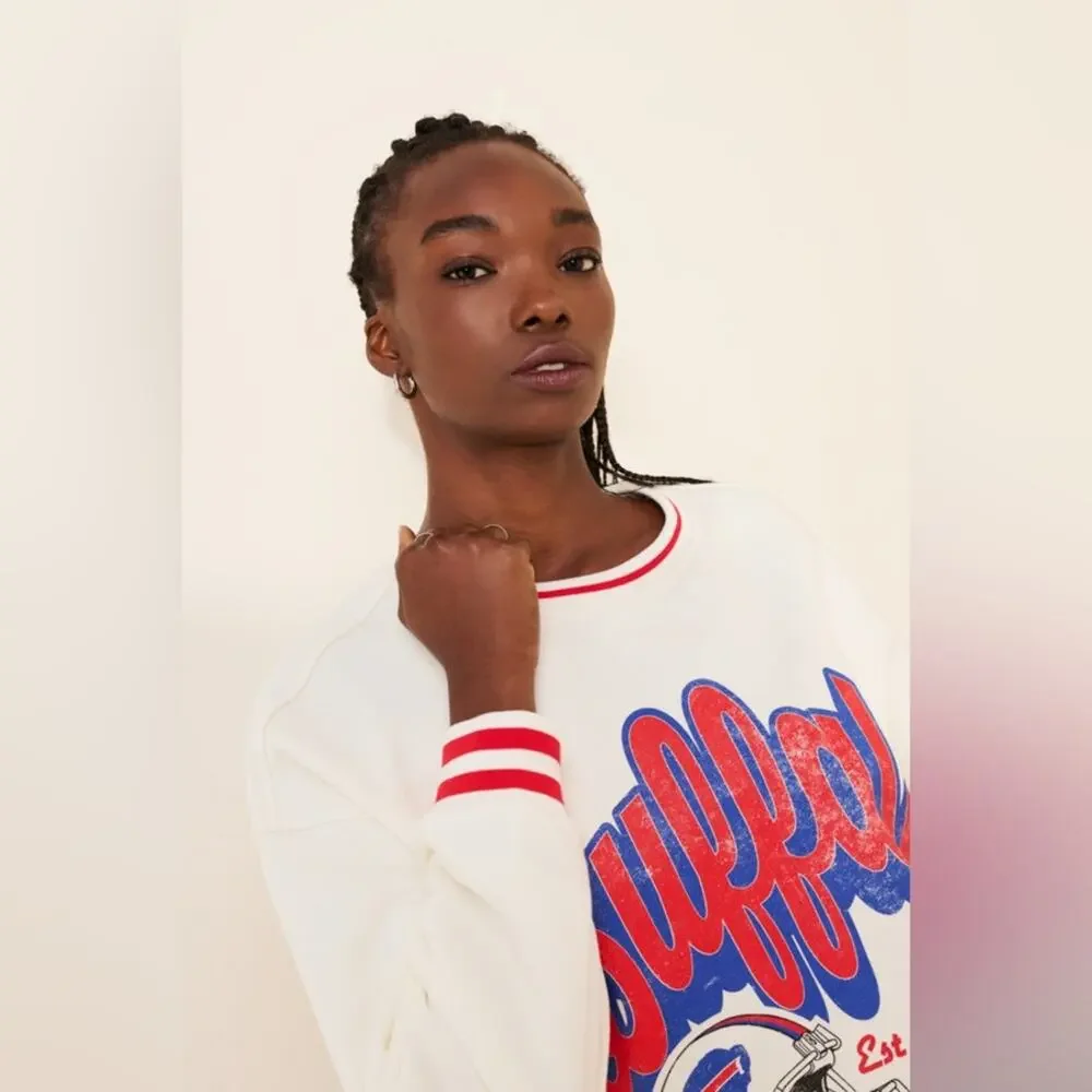 Wild Collective Buffalo Bills Graphic Crewneck Sweatshirt